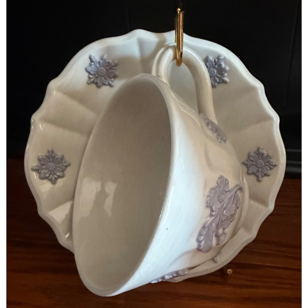 Vintage Grandmother's Ironstone China Earthenware Cup and Saucer